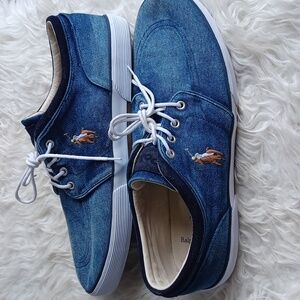 Polo Ralph Lauren   denim sneakers